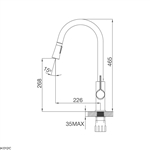 Vòi Rửa Chén Malloca K012C